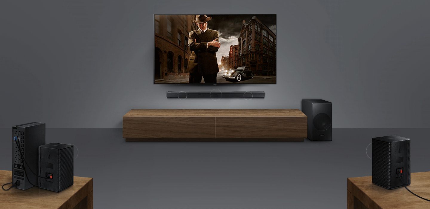 > samsung hw-q60r flatsoundbar一体化音响